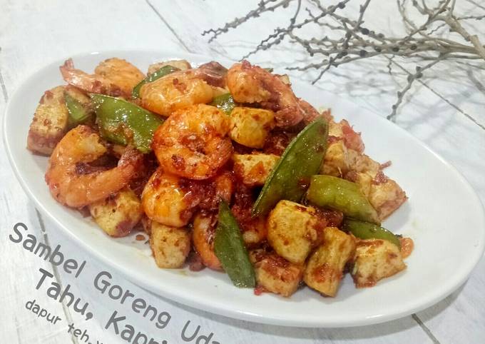 Sambel Goreng Udang, Tahu, Kapri