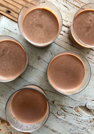 Une photo de Petites crèmes au chocolat
