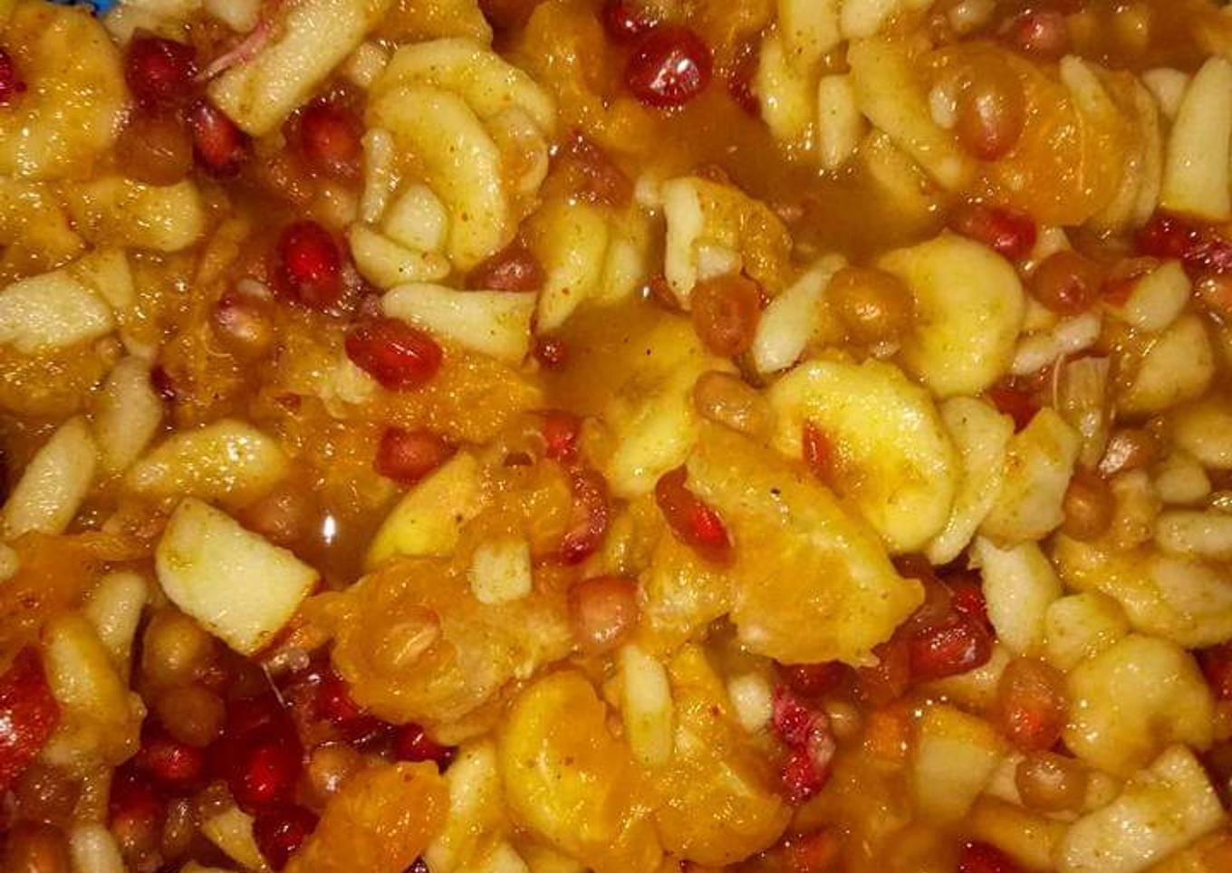 Honey fruit chaat