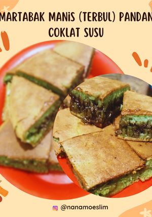 Foto resep Martabak Manis (Terbul) Pandan Coklat Susu Abang Abang