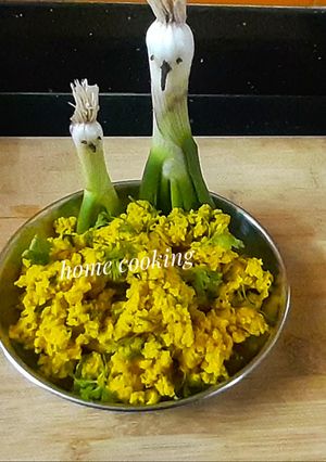 गावरान झुणका (Gavran Zunka Recipe In Marathi) रेसिपी चे मुख्य फोटो 
