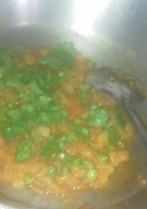 A picture of Shalgam bhartha.