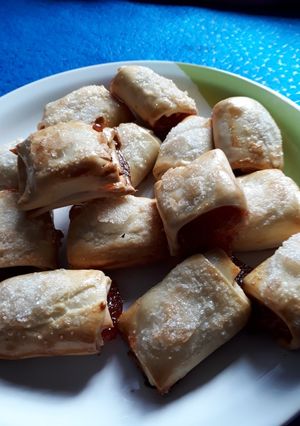 Una foto de Rollitos de dulce de membrillo