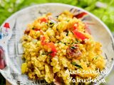 Millet porridge with bacon and vegetables in a multicooker