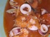 Seafood saus padang
