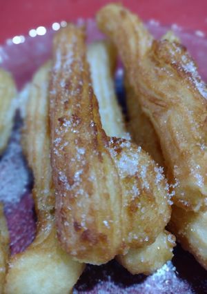Una foto de Churros en 2 pasos!!