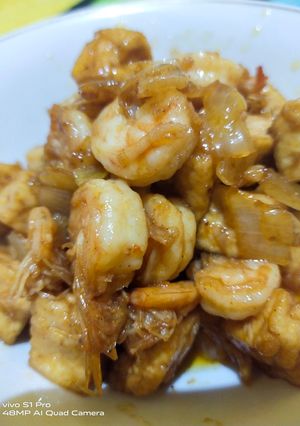 Foto resep Udang saus mentega