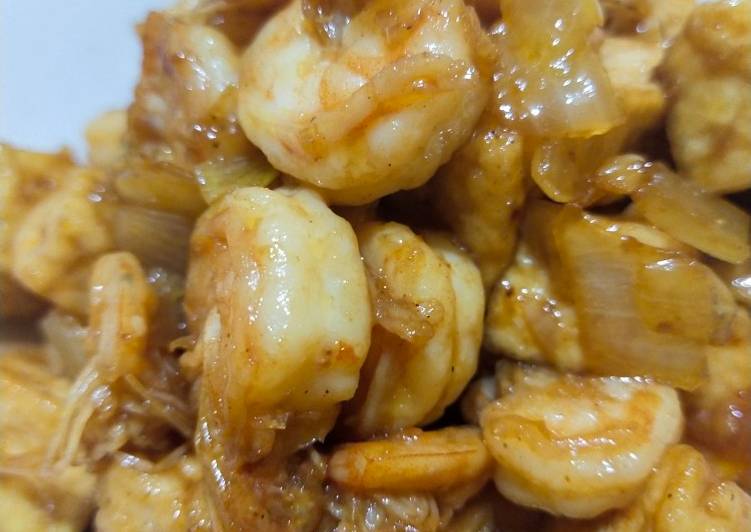 Udang saus mentega