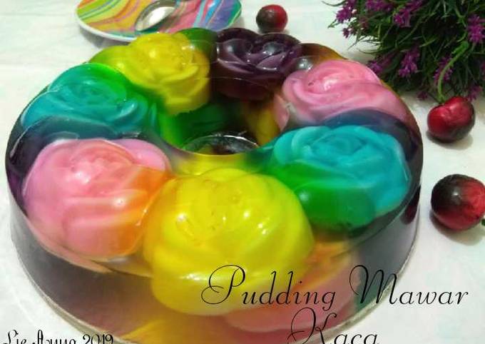 Resep Pudding Mawar Kaca Oleh Cookpad