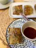 Rollitos primavera de repollo en airfryer