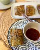Rollitos primavera de repollo en airfryer