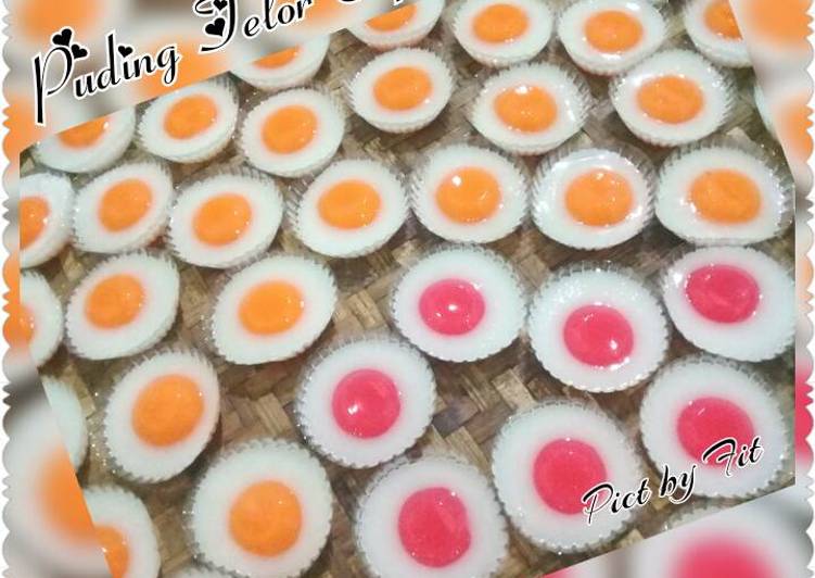 Puding telor ceplok
