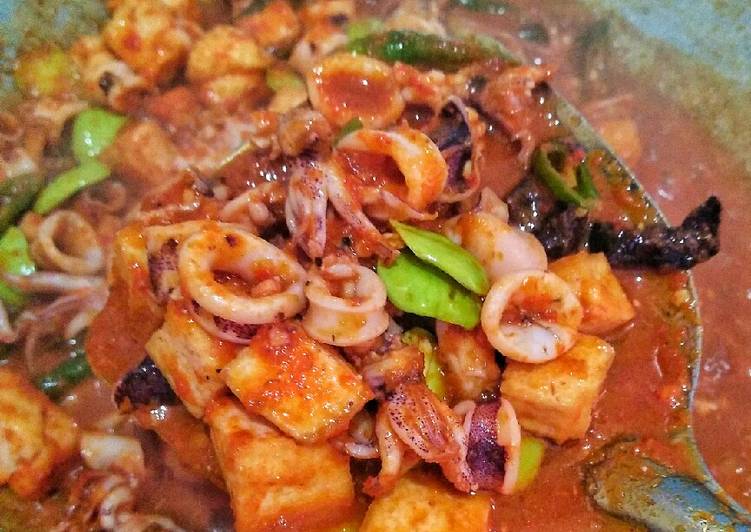 Bumbu Balado cumi pete | Langkah Membuat Balado cumi pete Yang Sedap