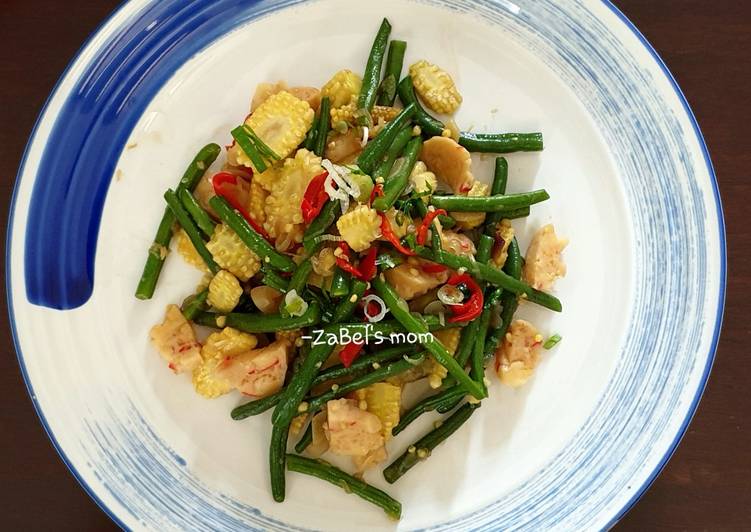 Resep Tumis Buncis Baby Corn Anti Gagal