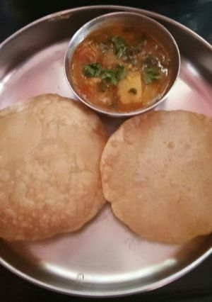 A picture of Dubki Aloo ki Sabji.