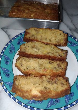 Foto resep Fluffy banana cake, bolu pisang 1 telur no mixer no timbang