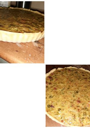 Una foto de Tarta de puerro