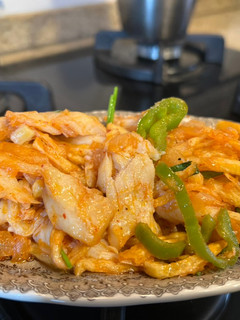 Una foto de Bacalao ajoarriero con patatas paja