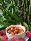 Rambutan fruit pickle