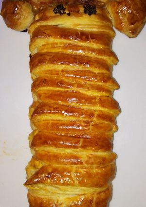 Una foto de Trenza de chocolate blanco