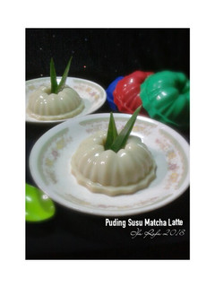 Foto resep Puding Susu Matcha Latte