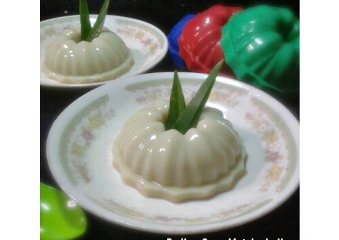 Cara Gampang Membuat Puding Susu Matcha Latte yang Bikin Ngiler