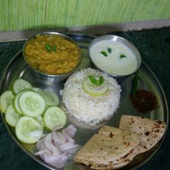 A picture of Red lentils dal.