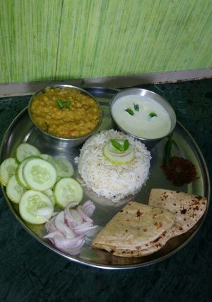A picture of Red lentils dal.