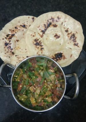 A picture of Bhindi Fry.