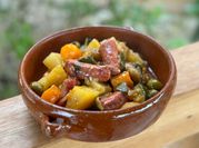 Une photo de tajine agneau