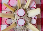 Una foto de palitos de ajo