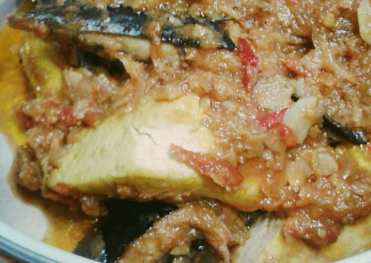 Oseng ikan tongkol panggang plus