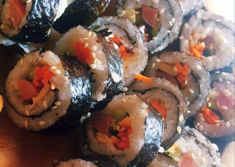 Resep Sushi Roll Kimbap Yang Nikmat