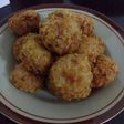 Rice beef crispy cheese