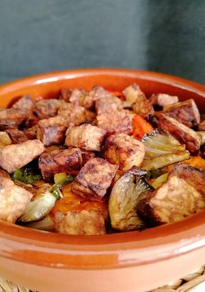 Una foto de Cazuela de tempeh