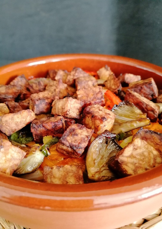 Una foto de Cazuela de tempeh