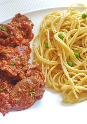 A picture of Grandma's chicken livers.