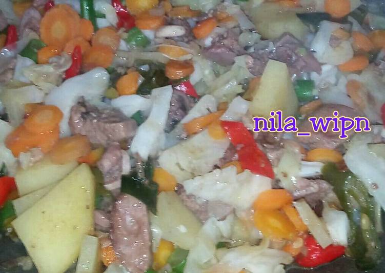 Resep Oseng Campur-Campur Ati Ampela, Enak