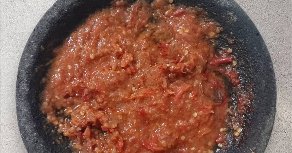 Resep 733 Sambal Tomat Terasi Dijamin Nikmat dan Mudah