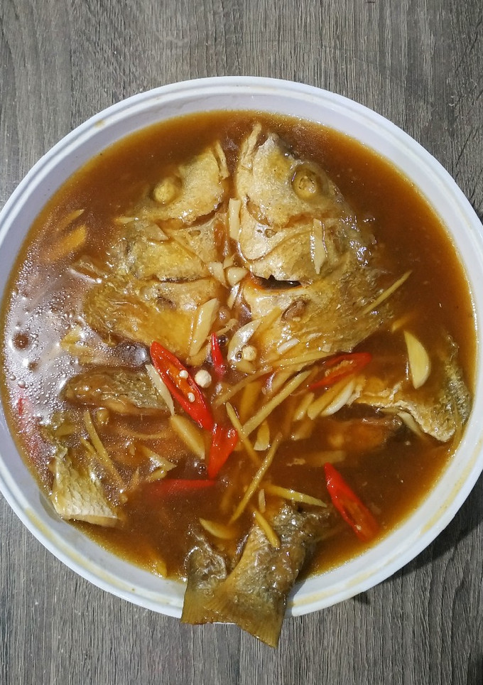 Foto resep Ikan Kakap Asam Manis Tanpa Saus Tomat