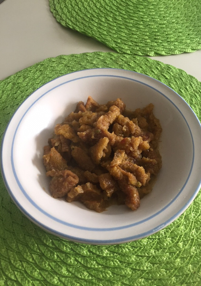 Una foto de Chicharrón en salsa verde