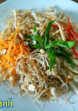 Hình của món Gỏi Khoai Môn Chay.