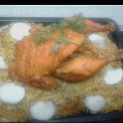 A picture of Tandoori biryani.