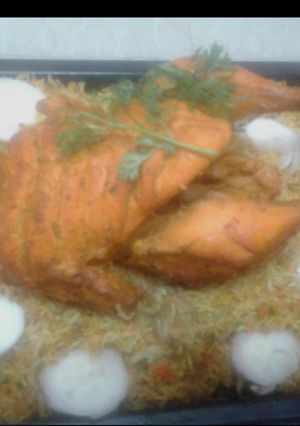 A picture of Tandoori biryani.