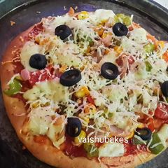 A picture of Whole Wheat Veg Pizza.