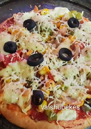 A picture of Whole Wheat Veg Pizza.