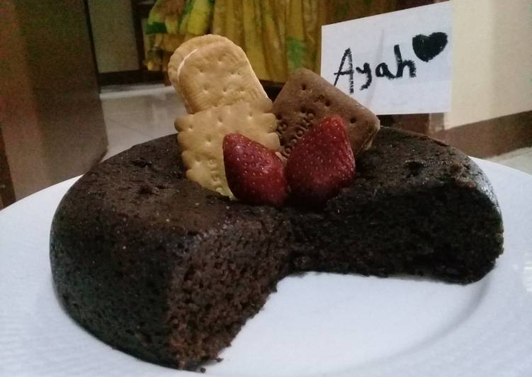 Langkah Mudah untuk Menyiapkan Kue Ultah dari Nutricake Brownies, Enak Banget