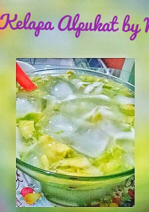 Foto resep Es Kelapa Alpukat (postingrame2_minuman)