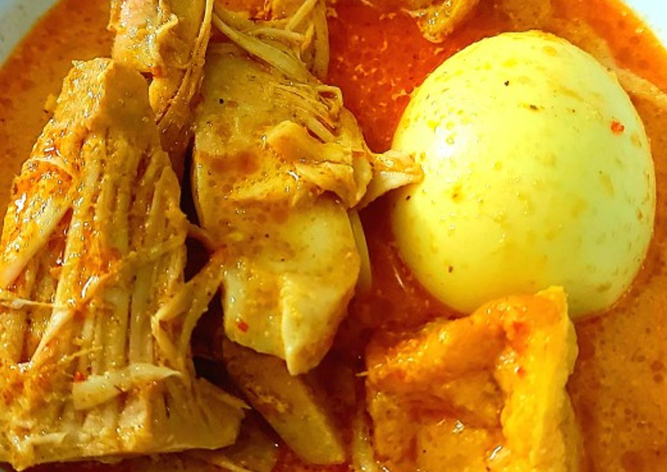 Gulai Nangka Tahu Telur