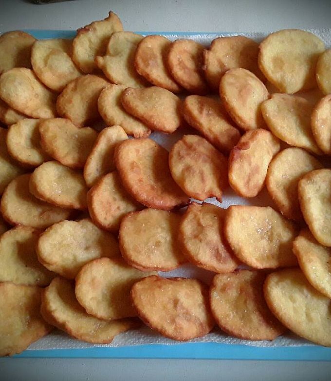 Krumplis pogácsa (olajban sült) recept fotója